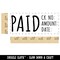 Paid Details Check Number Amount Date Invoice Self-Inking Rubber Stamp Ink Stamper for Business Office